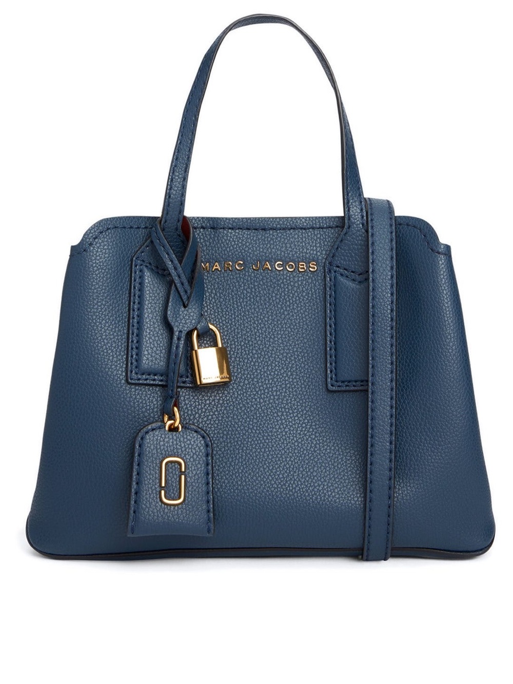 Limited Marc Jacobs Editor Blue Sea Leather Tote Bag